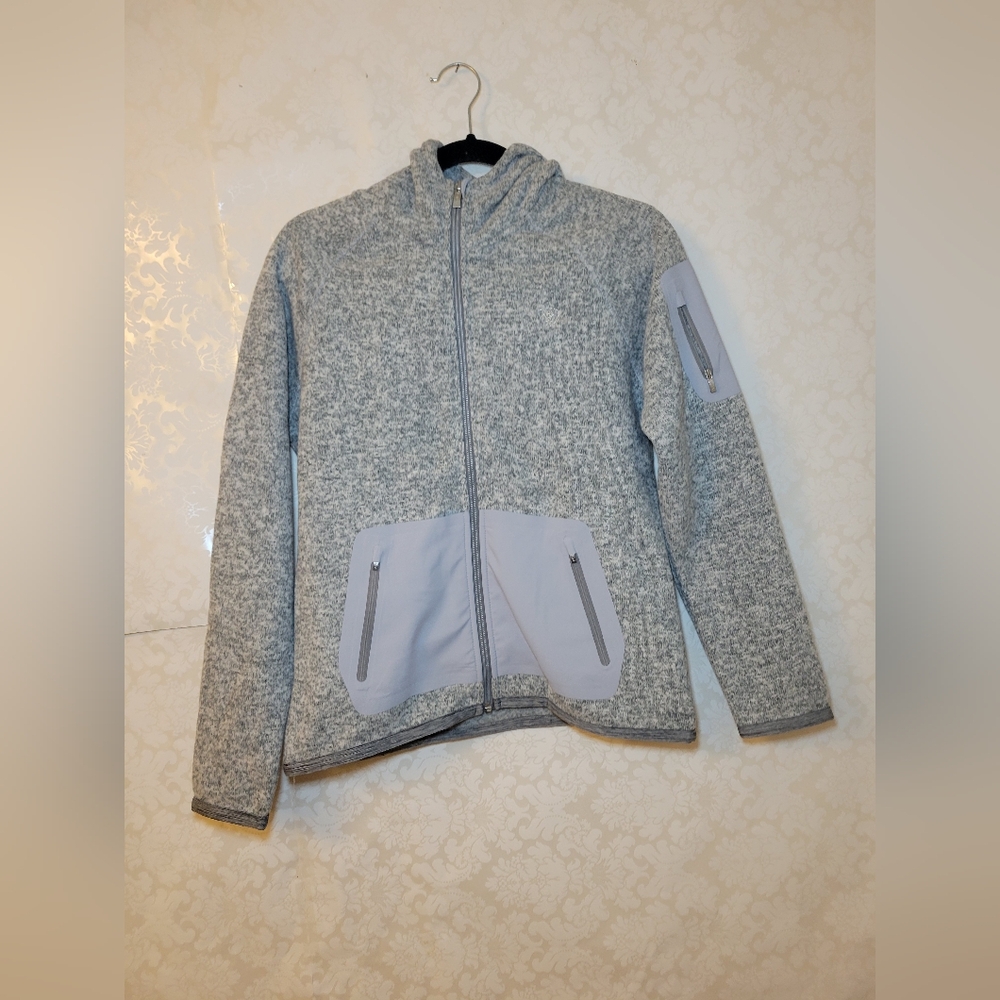 Gray Full-Zip Hoodie